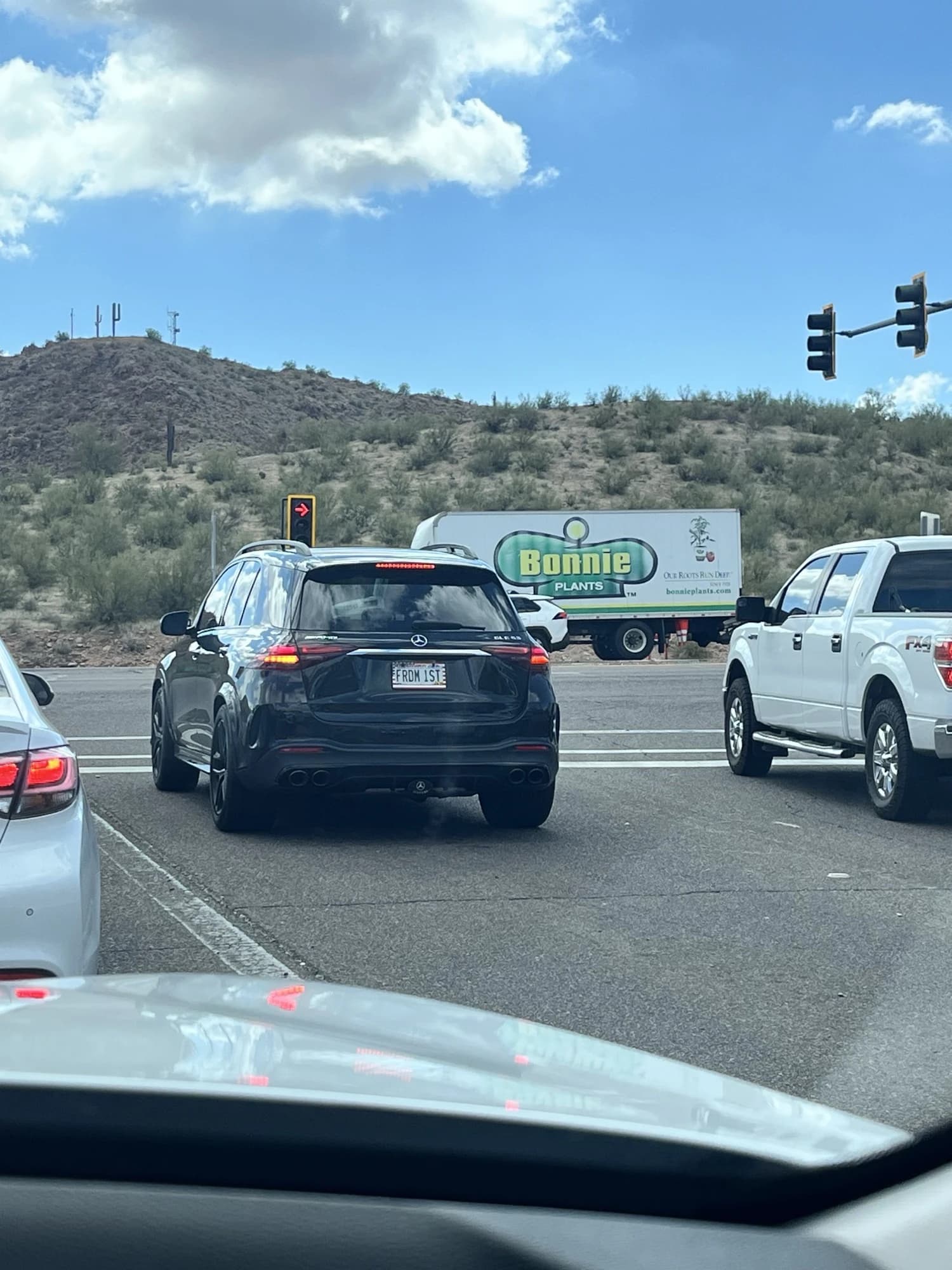 Mercedes GLS AMG — plate “FrDn 1st”