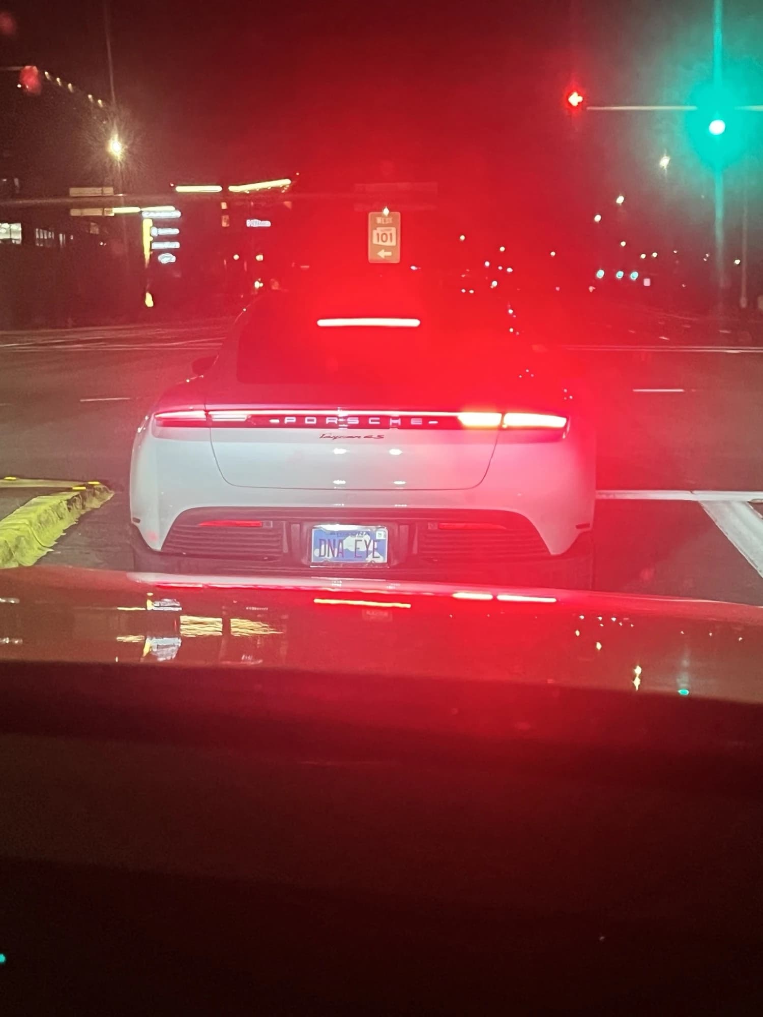 PORSCHE TAYCAN — plate “dna eye”