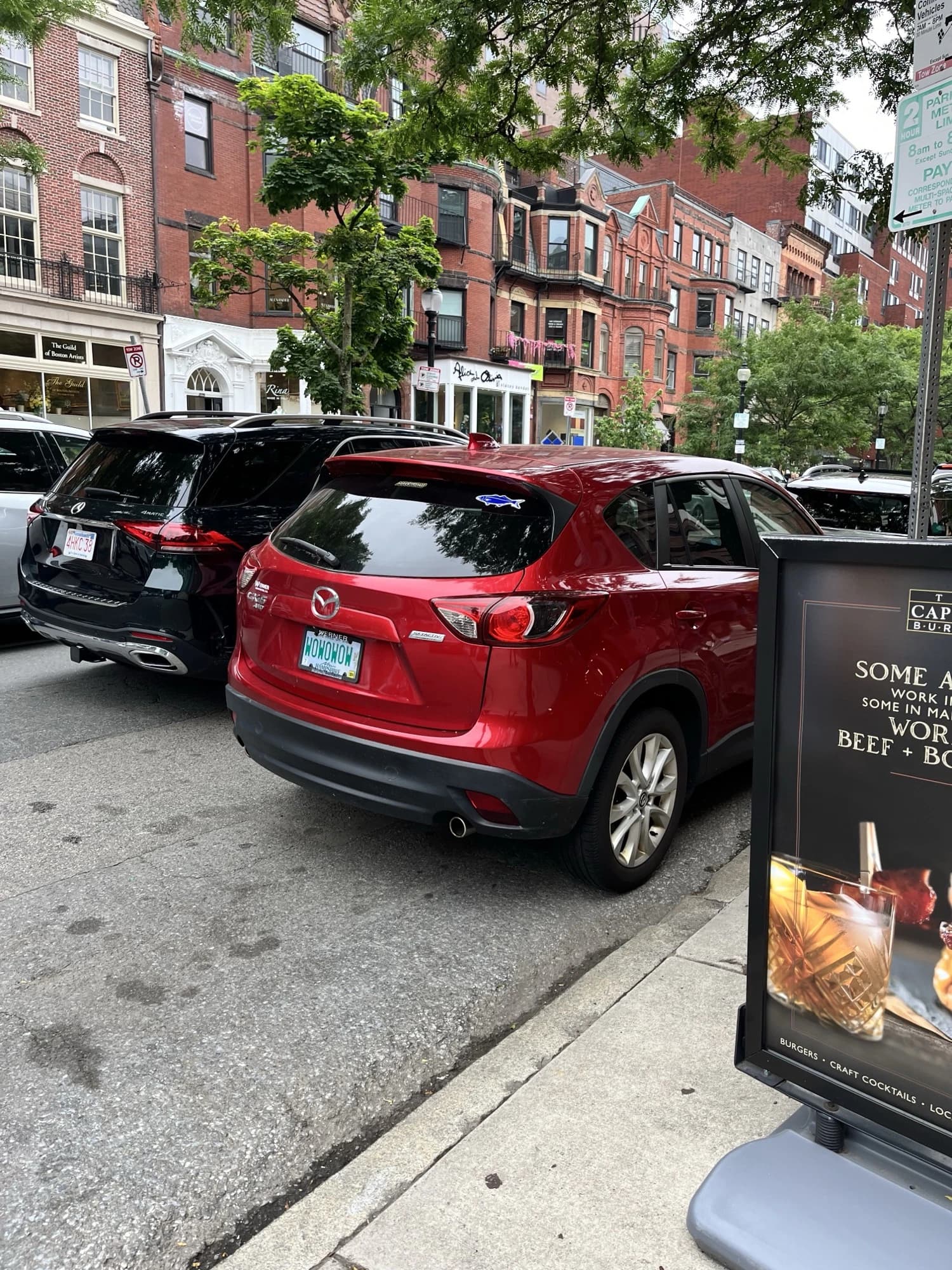 Spotted in the wild — plate “WOWOWOW”